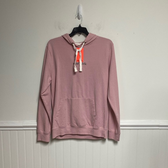 Blind Rooster Tops - Blind Rooster New York Good Vibes Pink Embroidered Hoodie Size L